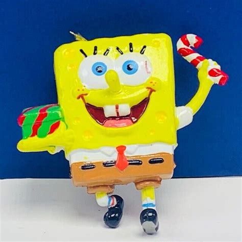 Spongebob Squarepants Christmas Ornament T Candy Cane Holiday