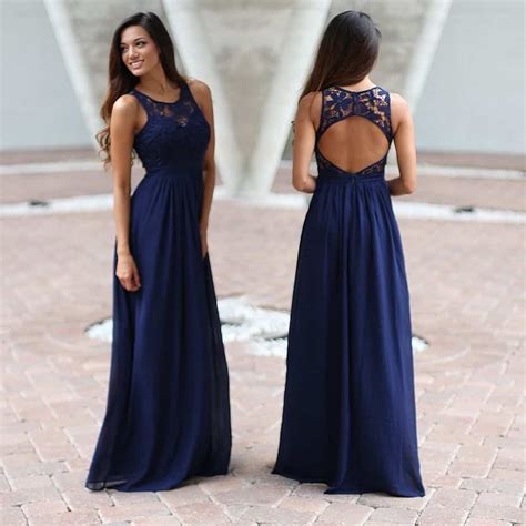 Navy Bridesmaid Dresses 15 Best Outfits Bridesmaid Dresses Prom