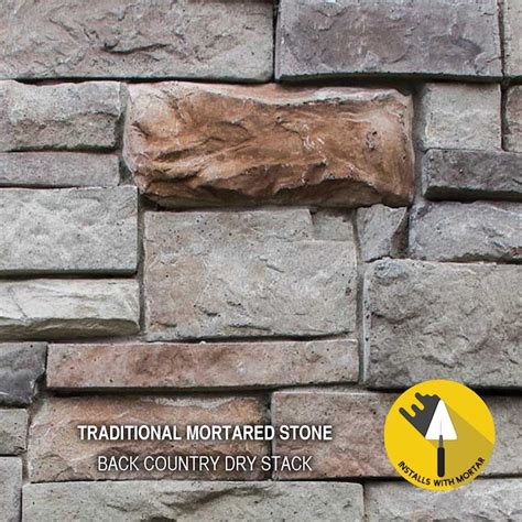 M Rock Post Surround 6 X 6 Brown 208 Lin Ft Brown Stone Veneer At