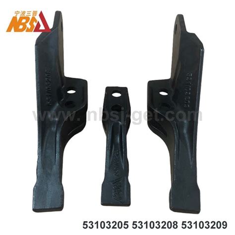 China Customized Jcb Bucket Teeth Set 53103205 53103208 53103209