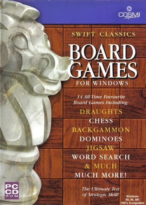 Swift Classics Board Games 2001 Windows Box Cover Art Mobygames