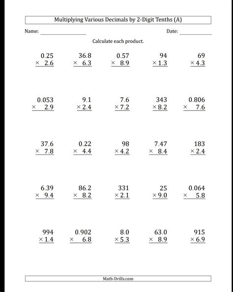 Multiplication Super Teacher Worksheet