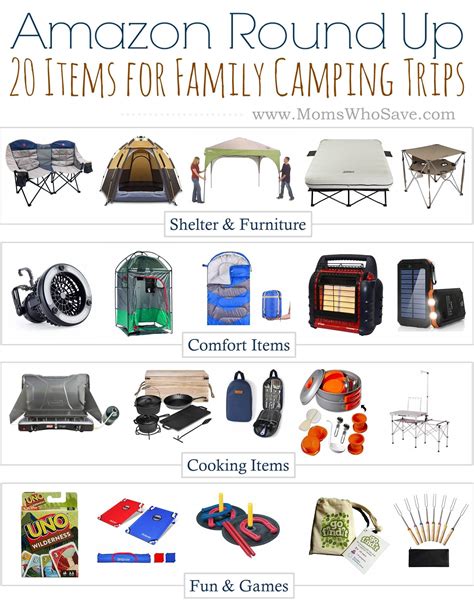 Family Camping Trip Checklist -- 20 Items You Need | Family camping, Camping supplies, Camping gear