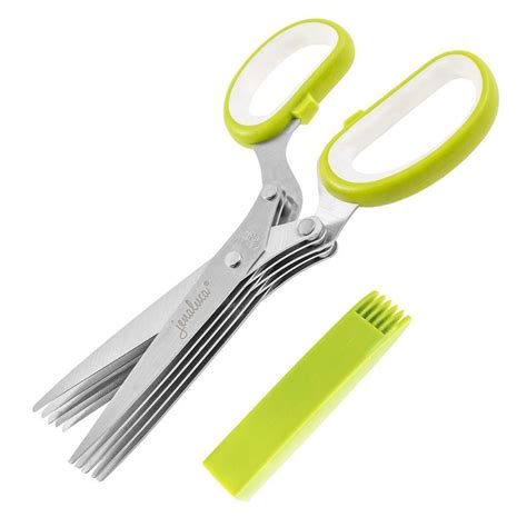 Heavy Duty 5 Blade Kitchen Shears With Safety Cover Celestes Toys And