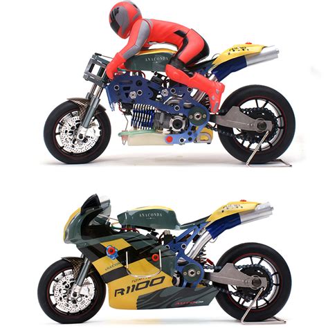 Vh Gp5 Rc Nitro Motorcycle Nitro Gas Rc Motorbike 15 Scale Model