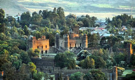Gondar Ethiopia Fasil Ghebbi Unesco World Heritage Site Ethiopia