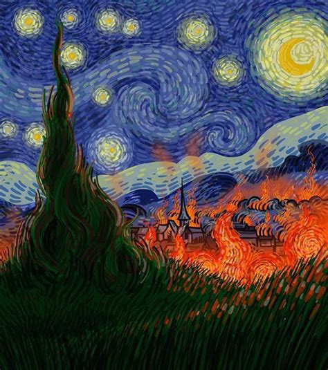 A história de Van Gogh é contada nos traços de cartunista iraniano