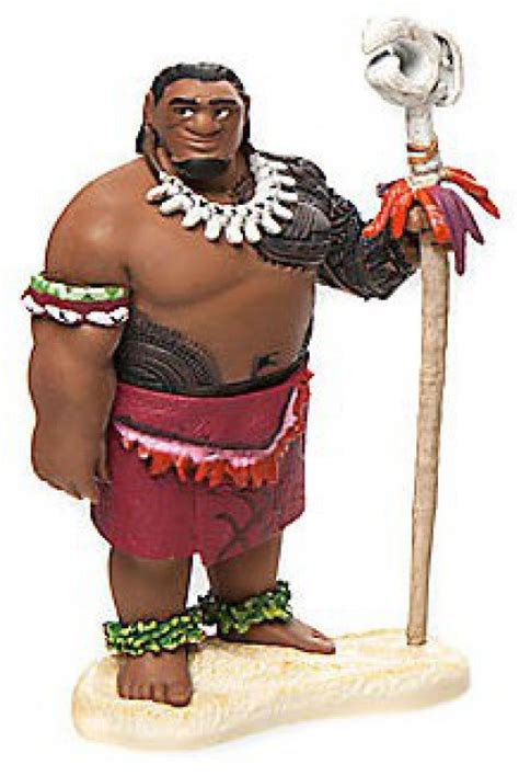 Disney Moana Chief Tui Pvc Figure Loose 643690277484 Ebay