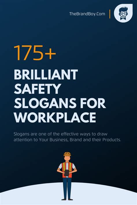 Brilliant Workplace Safety Slogans Thebrandboy Com Safety