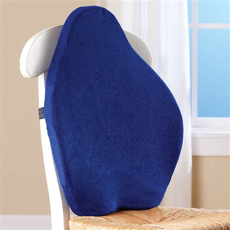 Lumbar Support Memory Foam Cushion With Strap Collections Etc