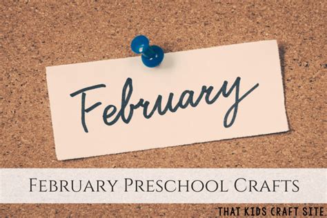 February Crafts For Preschoolers That Kids Craft Site