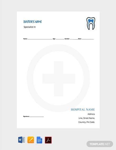 (2) a drug product dosage unit that bears an imprint identifying the dosage form as a drug. Dentist Doctor's Prescription Template - PDF | Word ...