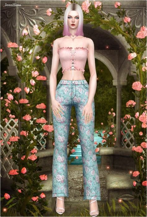 Jenni Sims Base Game Compatible Jeans • Sims 4 Downloads