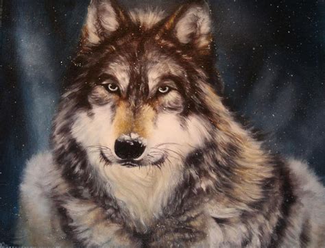 Famous Wolf Paintings My Art Got Accepted In The 12th International