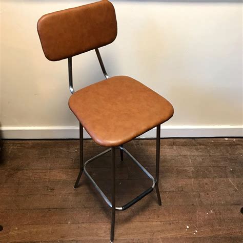 Vintage Tan Leather Bar Stool Antique Chairs Hemswell Antique Centres