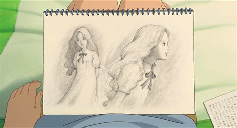 Black Anime Characters Anime Films Howl Movie Beautiful Pencil Drawings When Marnie Was