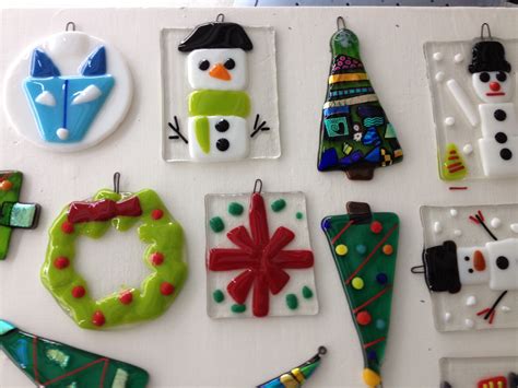 Fused Glass Holiday Ornaments Visarts