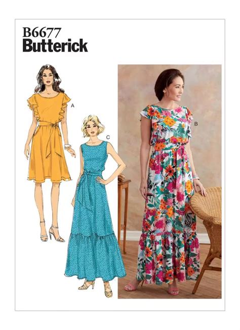 Butterick Patterns Summer 2019 Doctor T Designs Long Dress Patterns