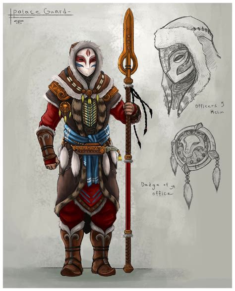 Mask Javelin Spear Fantasy Character Art Rpg Character Character