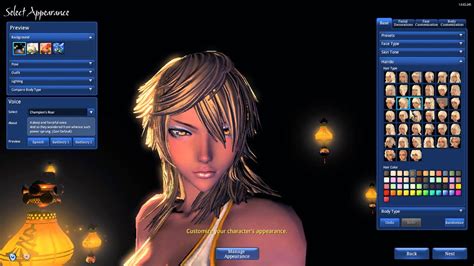 Blade And Soul Gon Female Character Creation Youtube