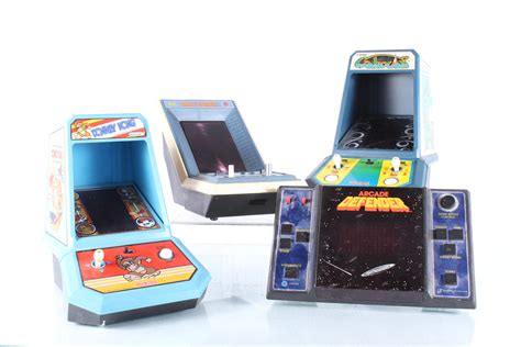 Lot Coleco And Entex Table Top Arcade Games Lot Of Four