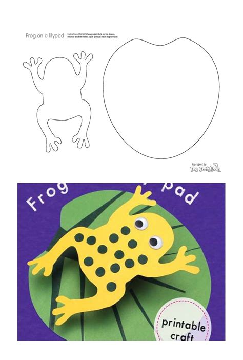 Frog On A Lily Pad Preschool Crafts Frog Crafts Camping Crafts