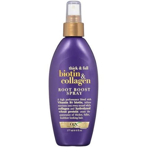 Ogx Thick And Full Biotin And Collagen Root Boost Spray 177ml