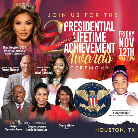 The Presidential Lifetime Achievement Awards Return For The 2nd Year To Honor Exceptional