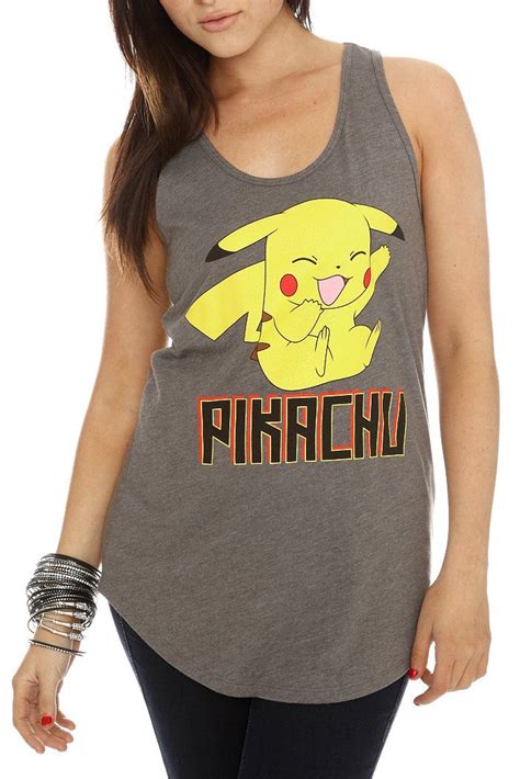 Maybe you would like to learn more about one of these? Pokemon Pikachu Charcoal Heather Tank Top | Hot Topic ...