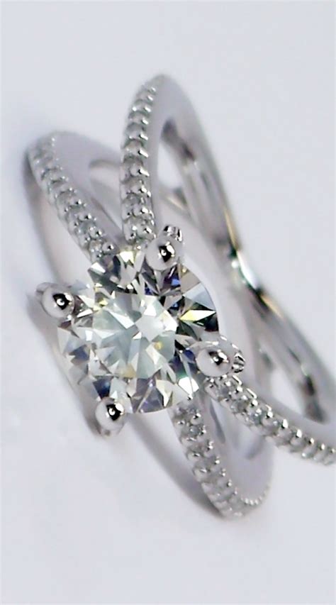 Meet The Stylish Cross Split Shank Diamond Solitaire Engagement Ring