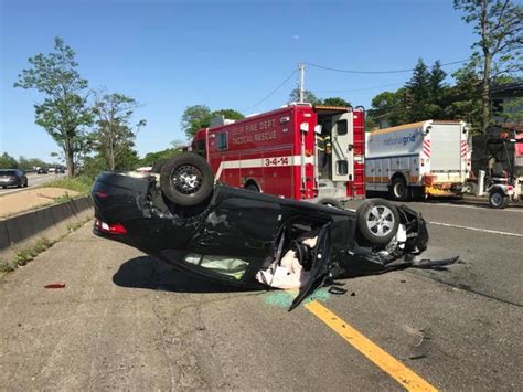 Driver Injured After Overturn Crash In Islip Islip Ny Patch