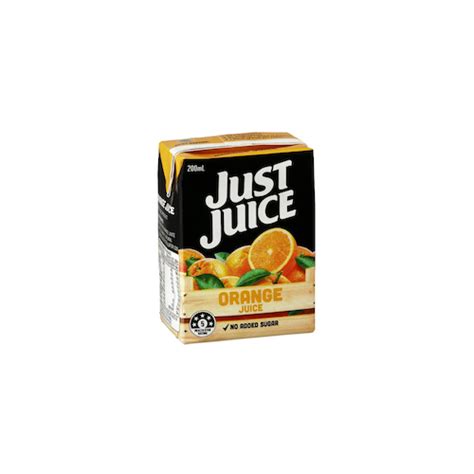 Just Juice Orange 200ml Ruben Meerman