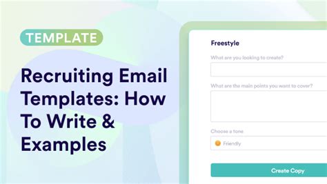 Recruiting Email Templates How To Write And Examples