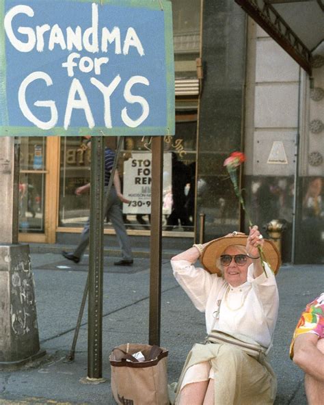 AdorableGay Lesbian Pride In NYC 1986 Gaypride Grandmaforgays