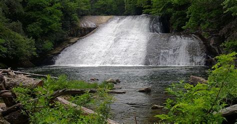 Rainbow Falls And Turtleback Falls North Carolina Waterfall
