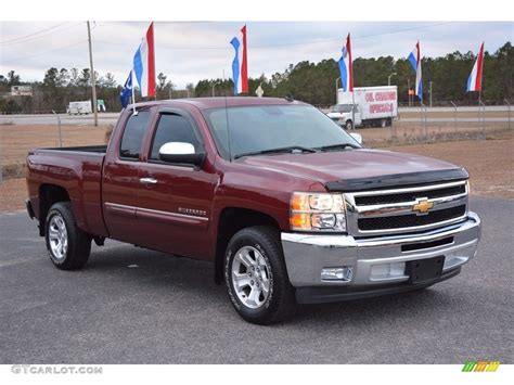 2013 Victory Red Chevrolet Silverado 1500 Lt Extended Cab 117792671