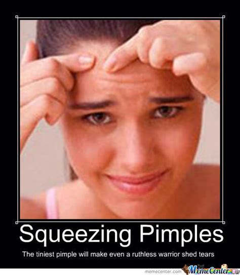 pimple face memes
