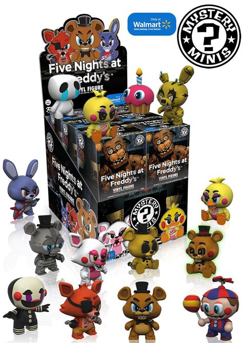 Funko Mystery Mini Five Nights At Freddy S One Mystery Figure Walmart Exclusive Walmart Com