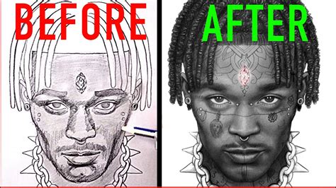 How To Draw Lil Uzi Vert 💎 Proven Portrait Drawing Techniques For