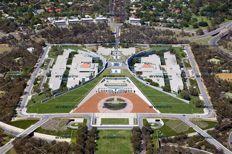 Aerial Photography Parliament House Canberra Airview Online