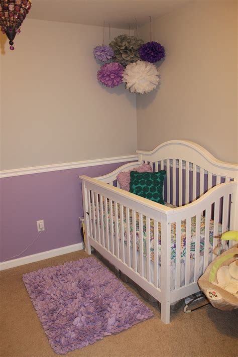 Lavender And Gray Nursery Project Nursery