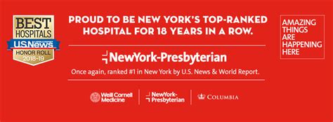 Newyork Presbyterian Remains New Yorks 1 Hospital In Us News