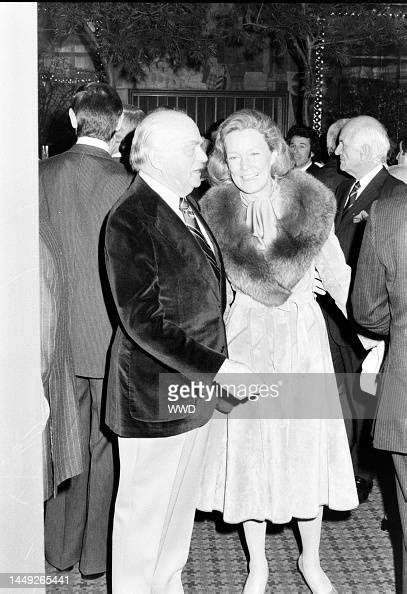 Edgar Bergen And Frances Bergen Attend A Party In Los Angeles On