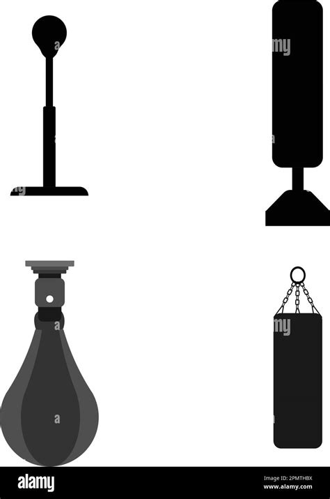 Vector Illustration Punching Bag Icon Stock Vector Image And Art Alamy