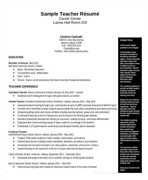 The resume objective summary is an excellent example of how to present your expertise and strengths in a persuasive and professional format. Free Teacher Resume - 40+ Free Word, PDF Documents Download | Free & Premium Templates