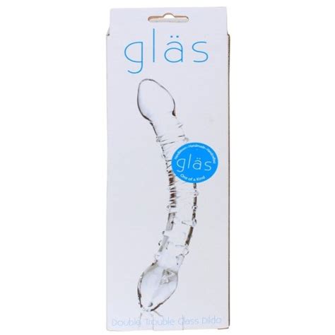 Glas Double Trouble Glass Dildo Sex Toys At Adult Empire