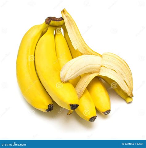 Cluster Of Ripe Bananas Stock Photo Image Of Yellow Juicy 3724056
