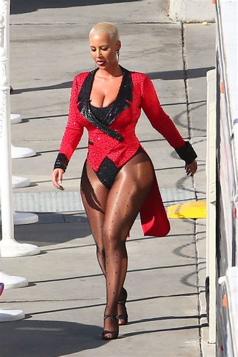 Amber Rose Shows Off Her Shape In Sexy Ringmaster Costume Before Being