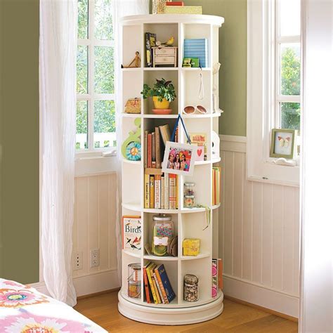 Find white bookshelves at macy's. Home Organization:Corner Bookshef Bedroom Design Round ...