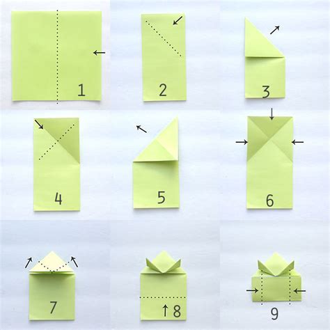 Origami Jumping Frogs Easy Folding Instructions Its Always Autumn